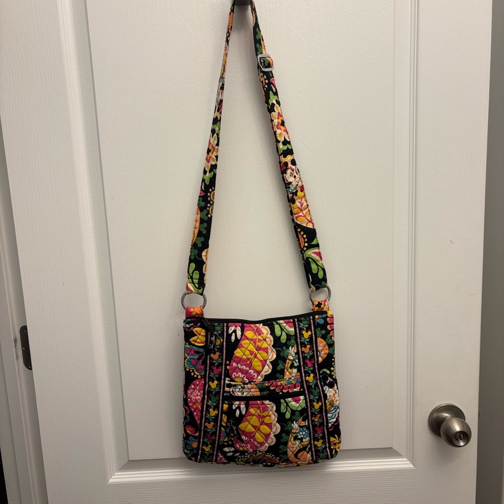 Disney Parks Vera Bradley Mickey and Minnie Hipster Crossbody